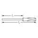 HAZET Schroevendraaier 801NK-80 ∙ Sleufprofiel ∙ 1.2 x 8 mm-3