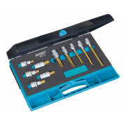 HAZET schroevendraaierset 990/10 vierkant hol 12,5 mm (1/2 inch) inwendig multi-tandprofiel XZN M8 - M16 Aantal gereedschappen: 10
