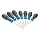 HAZET Schroevendraaierset HEXAnamic® 802TH/7 ∙ Tamper resistant TX-profiel ∙ T8 H – T30 H ∙ Aantal gereedschappen: 7