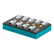 HAZET Schroevendraaierset TX 163-271/9 Vierkant hol 12,5 mm (1/2 inch) Binnenwerk TX-profiel T 20 - T 60 Aantal gereedschappen: 9-4