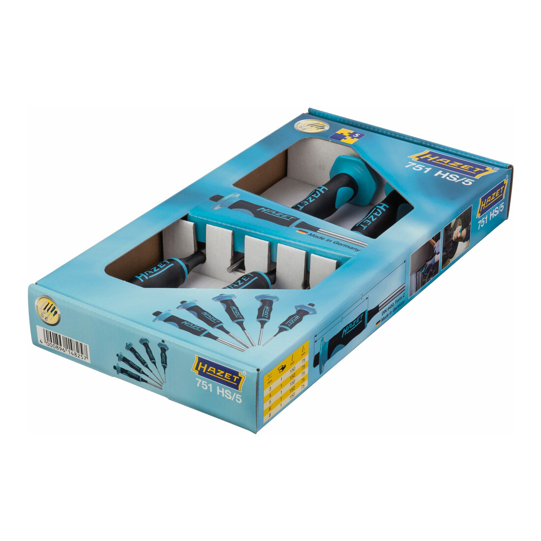 HAZET Serie di cacciaspine 751HS/5, 150mm