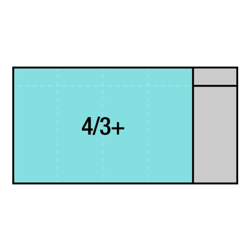 HAZET Serie di chiavi 163-478/40, Profilo trazione doppio esagono esterno, Profilo esagonale esterno, 6 x 7 – 34 x 360