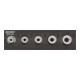 HAZET Serie di chiavi a bussola TORX®, 1/12 900-E/5, Attacco quadro, cavo, 12,5mm (1/2"), Profilo esterno TORX®, E10 – E18-1
