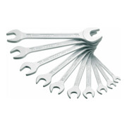 HAZET Serie di chiavi a forchetta doppia 450N/10, Profilo esagonale esterno, 6 x 7 – 27 x 32
