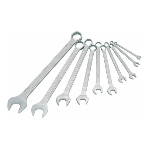 HAZET Serie di chiavi combinate a forchetta/ad anello 600NA/10, Profilo a doppio esagono esterno ∙<sup>1</sup>⁄<sub>4</sub> – 1
