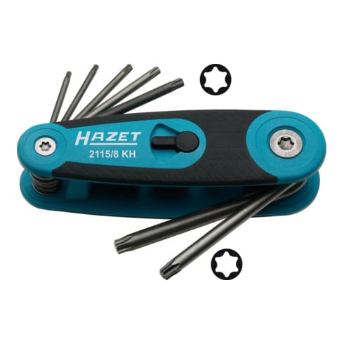 HAZET Serie di giraviti ad angolo 2115/8KH, Profilo interno TORX®