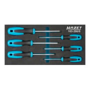 HAZET Serie di giraviti, TX 163-266/6, Profilo interno TX, T10, T15, T20, T25, T27, T30-1