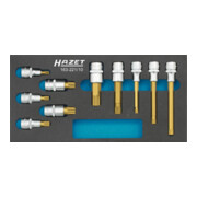 HAZET Serie di inserti chiave a bussola per giraviti 163-221/10, M8, M10, M12, M14, M16, M18, M8, M14, M10, M12