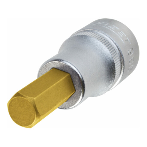 HAZET Serie di inserti chiave a bussola per giraviti 986/9, Attacco quadro, cavo, 12,5mm (1/2"), Profilo esagonale interno, 5 – 19