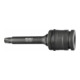 HAZET Serie di inserti chiave a bussola per giraviti per dischi freno 2784-T60/4, Attacco quadro, cavo, 20mm (3/4"), Profilo interno TX, T60-1