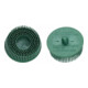 HAZET Serie di smerigliatrici a spazzola di ricambio, verde, 2 pz. 9033-11-050/2-1
