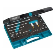HAZET Serie di utensili, TX 1557/29, Attacco quadro, cavo, 6,3mm (1/4"), Attacco quadro, cavo, 10mm (3/8"), Attacco quadro, cavo, 12,5mm (1/2"), Profilo esterno TX, Profilo TX Tamper Resistant, Profilo interno TX, E5 – E24, T10 – T609-1