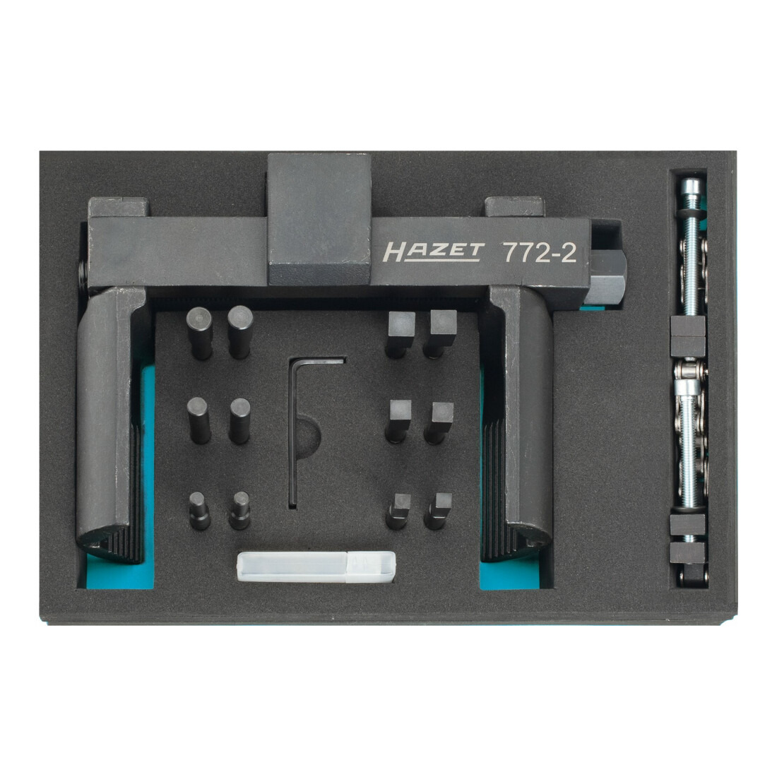 HAZET Serie di utensili universali di chiavi per dadi e ghiere assi 772-2/16, Attacco quadro, cavo, 20mm (3/4")