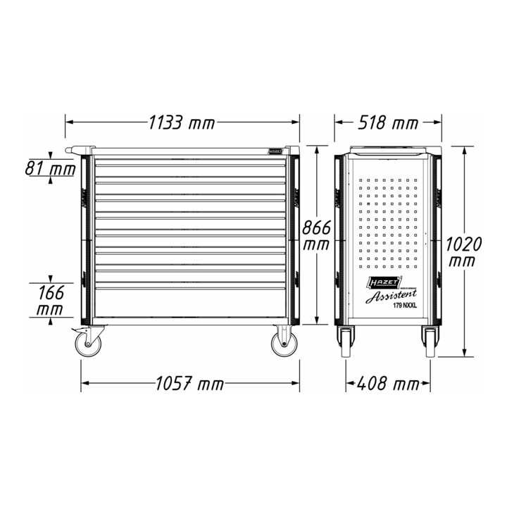 HAZET Servante d’atelier Servante d'atelier 179NXXL-7/341