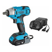 HAZET Set con avvitatore a percussione a batteria 18 V 9212SPC-1, coppia di allentamento 260 Nm, quadro pieno 12,5mm (1/2 pollice)-1