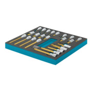 HAZET Set di bussole e cacciaviti 163-119/23 quadro cavo 12,5mm (1/2 pollice) profilo esagonale interno, profilo a poligono interno XZN, 23pz.-5