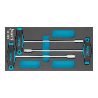 HAZET Set di chiavi a bussola 163-122/3 profilo esagonale esterno, 3pz.