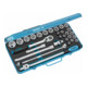 HAZET Set di chiavi a bussola 905, quadro cavo 12,5mm (1/2 pollice), profilo esagonale esterno Traction, 30pz.-1