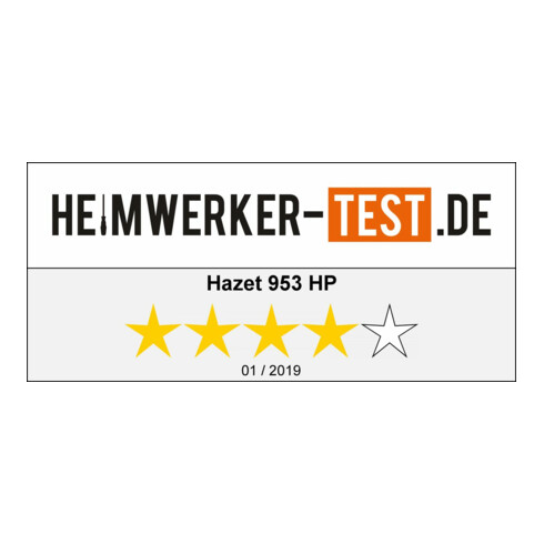 HAZET Set di chiavi a bussola 953HP quadro cavo 12,5mm, 1/2", profilo esagonale esterno Traction, profilo Pozidriv PZ, profilo con intaglio a croce PH, profilo esagonale interno, profilo TORX interno, profilo a intaglio, numero di utensili