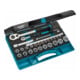 HAZET Set di chiavi a bussola 953HP quadro cavo 12,5mm, 1/2", profilo esagonale esterno Traction, profilo Pozidriv PZ, profilo con intaglio a croce PH, profilo esagonale interno, profilo TX interno, profilo a intaglio, numero di utensili-1
