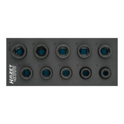HAZET Set di chiavi a bussola per avvitatori elettrici e a percussione 163-572/10, 10pz.