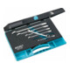 HAZET Set di chiavi combinate a cricchetto 606N/6, profilo esterno a doppio esagono Traction 8 - 19, 6pz.-1