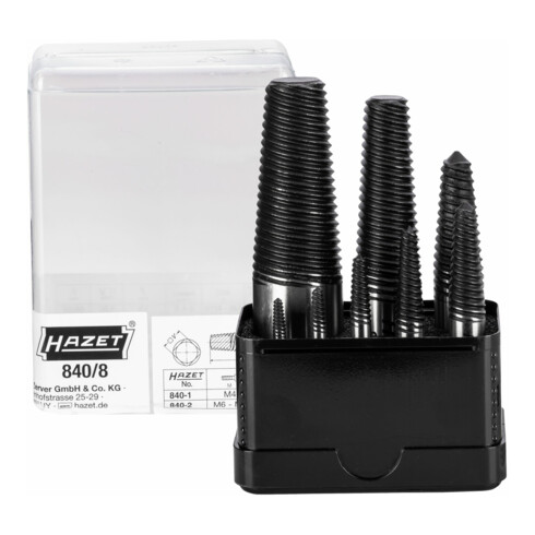 HAZET Set di estrattori per viti 840/8, 8pz.