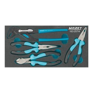 HAZET Set di pinze 163-257/4, 4pz.