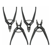 HAZET Set di pinze per anelli di sicurezza 1845/4, 4pz.