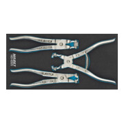 HAZET Set di pinze per fascette serratubi 163-425/3, 3pz.