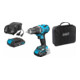 HAZET Set di trapani a batteria, 18 V, 2 Ah, 3pz.9230-2, 3pz.-1