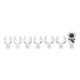 HAZET Set di utensili a innesto 6450D/7 quadro maschio 14x18mm profilo esagonale esterno, quadro pieno 12,5mm (1/2 pollice), 7pz.-1