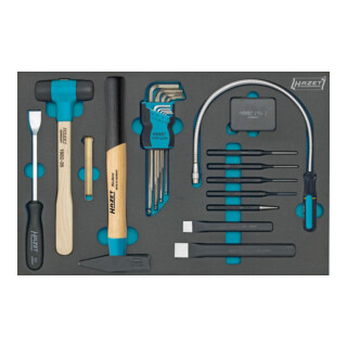 HAZET Set di utensili, brugole, div. utensili 163-60/22 profilo a esagono incassato, 22pz.