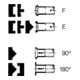 HAZET set dubbel felsgereedschap 2191/12K Aantal gereedschappen: 12-3