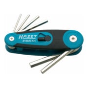 HAZET Set met haakse schroevendraaiers 2100/6KH ∙ Binnen-zeskant-profiel ∙ Aantal gereedschappen: 6