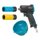 HAZET slagmoersleutelset 9012M/4∙ Maximaal losdraaimoment: 1100 Nm Solide vierkant 12,5 mm (1/2") Jumbo hamerslagmechanisme-1