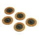 HAZET Slijpvlies ∙ ∅ 50 mm ∙ korrel 80 9033-11-080/5 ∙ Aantal gereedschappen: 5-1