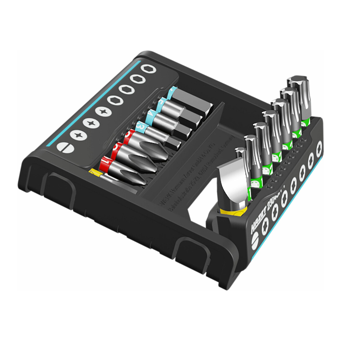 HAZET SmartHolder avec 16 embouts, 2304SH-1