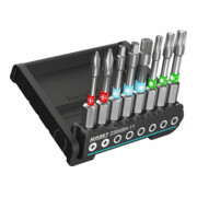 HAZET SmartHolder met 8 bits ∙ lang 2304SH-11 ∙ Zeskant massief 6,3 = (1/4 inch) ∙ Binnen-zeskant-profiel, Kruiskop profiel PH, Binnen-TX®-profiel ∙ PH1 ∙ PH 2 ∙ 3 – 5 mm ∙ T15 ∙ T20 ∙ T25 ∙ Aantal gereedschappen: 8-1