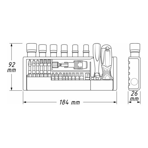 HAZET SmartHolder Werkzeug-Halter 2300SH-1
