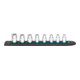 HAZET SmartRail ∙ Flexibele kunststof opsteekstrip 900E-SR/8 ∙ Vierkant hol 12,5 mm (1/2 inch) ∙ Buiten-TX®-profiel ∙ E10 ∙ E11 ∙ E12 ∙ E14 ∙ E16 ∙ E18 ∙ E20 ∙ E24 ∙ Aantal gereedschappen: 8-1