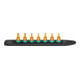 HAZET SmartRail met 7 steekplaatsen 8500-SR/7 ∙ Vierkant hol 6,3 mm (1/4 inch) ∙ Binnen-TX®-profiel, Binnen-zeskant-profiel ∙ T30 ∙ T20 ∙ T25 ∙ 3 ∙ 4 ∙ 5 ∙ 6 ∙ Aantal gereedschappen: 7-1