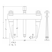 HAZET Snelspantrekker ∙ 2-armig 1750-44-5