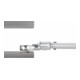 HAZET Socket ratchet box spanner 6606D-18 Socket square 14 x 18 mm external double hexagon profile 18
