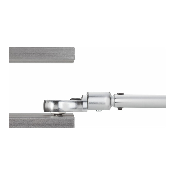 HAZET Socket ratchet box spanner 6606D-18 Socket square 14 x 18 mm external double hexagon profile 18