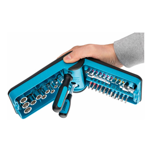 HAZET Steckgriff 811-UK, 1/4 Zoll (6,3 mm) Vierkant, Länge: 110 mm