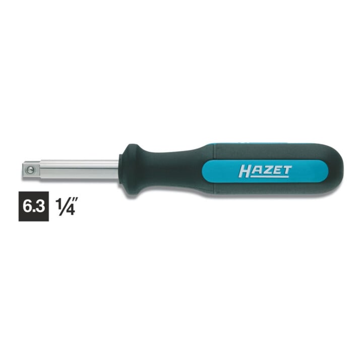 HAZET Steckgriff HINOX (Edelstahl)<sup></sup> 866X Vierkant massiv 6,3 mm (1/4 Zoll)