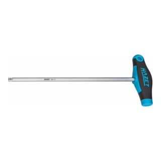 HAZET Steckgriff mit T-Griff, Vierkant massiv 6,3 mm (1/4 Zoll), 295 mm