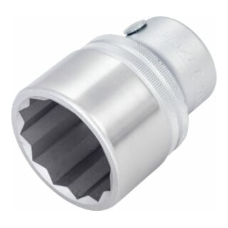 HAZET Steckschlüssel-Einsatz (Doppel-6kt.) 1000AZ-1.7/16 Vierkant hohl 20 mm (3/4") Außen-Doppel-Sechskant Profil  1.<sup>7</sup>⁄<sub>16</sub> mm