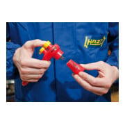 HAZET Steckschlüssel-Einsatz Sechskant 880KV-19 Vierkant hohl 10 mm (3/8 Zoll) Außen-Sechskant-Tractionsprofil 19 mm-4